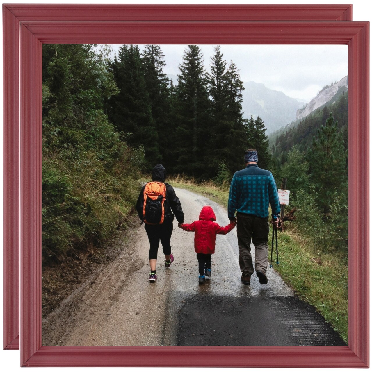 ArtToFrames 5x5 Inch Traditional Picture Frame, Multi Pack, Comes with Regular Glass (WOMPack-80-5x5)